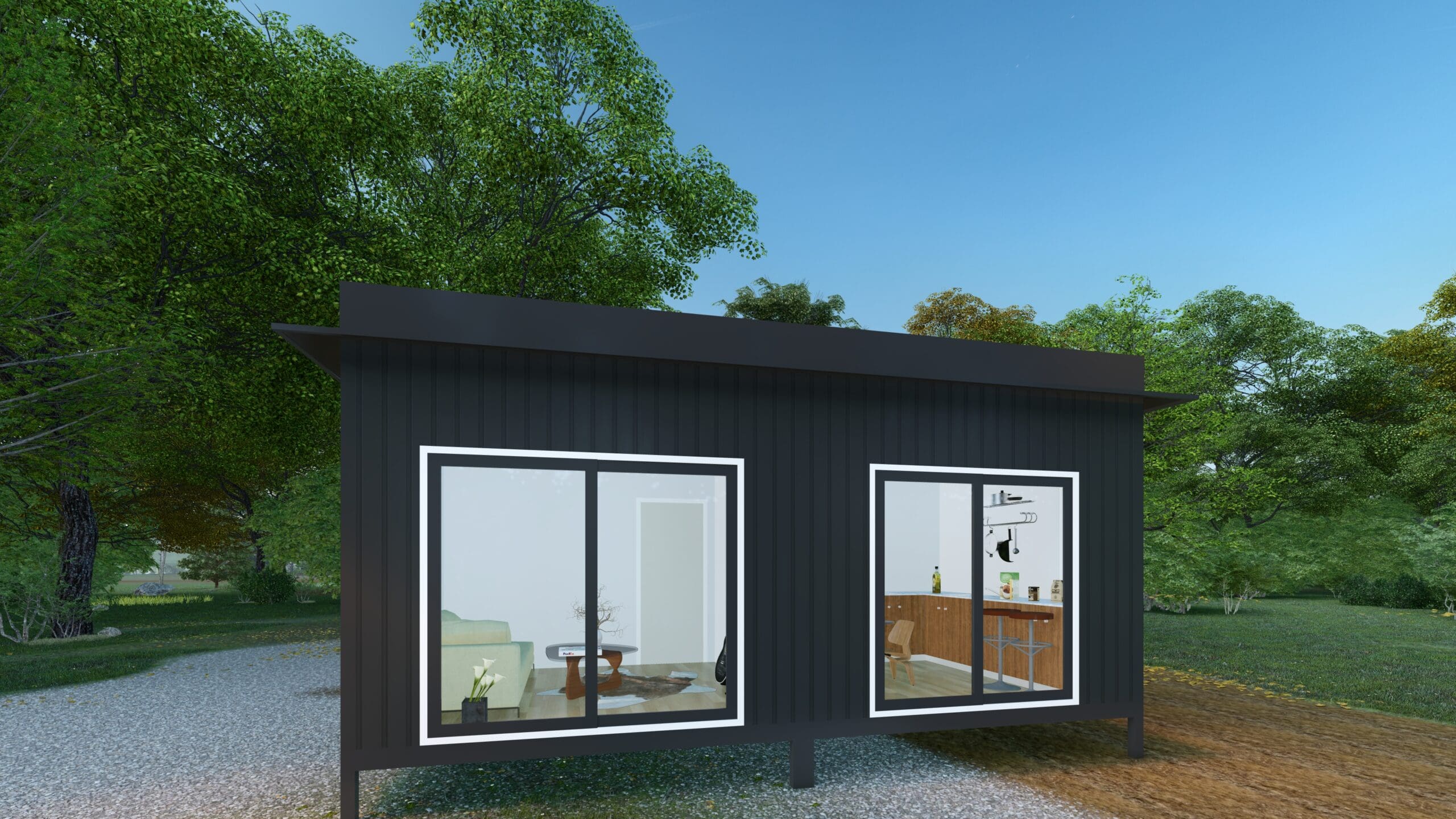 Living room cube module