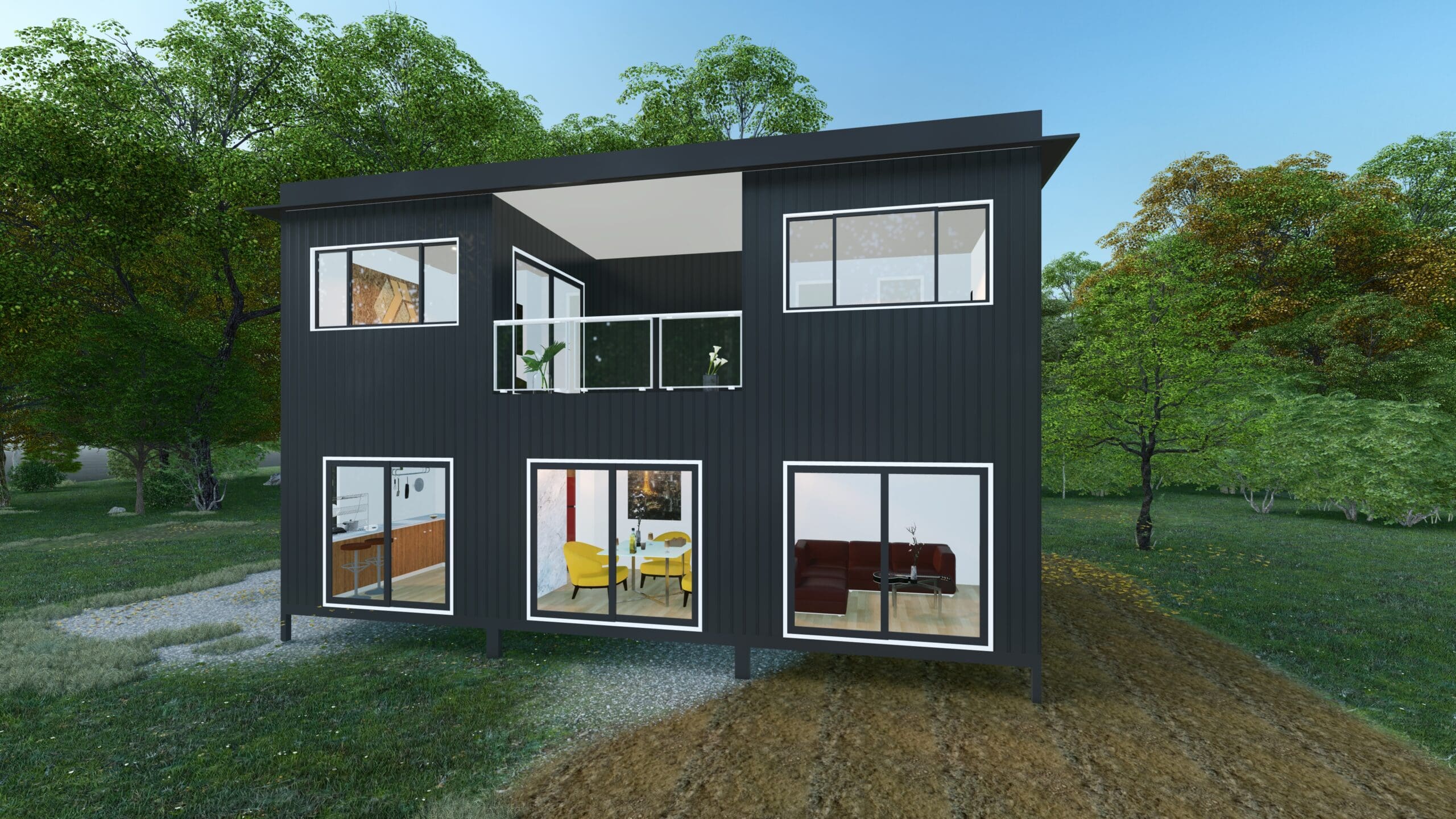 Two-storey modular home